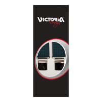 Τιράντες ανδρικές ελαστικές πετρόλ Victoria Two Tone Square Dots 36 mm