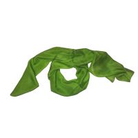 Φουλάρι στενόμακρο μονόχρωμο μεταξωτό ανοιχτό πράσινο