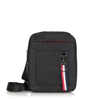 Τσαντάκι ώμου μαύρο ανδρικό Beverly Hills Polo Club Portland Shoulder Bag BH-1551 Black