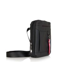 Τσαντάκι ώμου μαύρο ανδρικό Beverly Hills Polo Club Portland Shoulder Bag BH-1551 Black