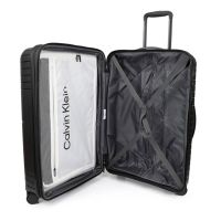 Βαλίτσα σκληρή μεσαία επεκτάσιμη μαύρη με 4 ρόδες Calvin Klein Upright Sustain 2.0 24'' Black