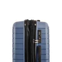 Βαλίτσα σκληρή καμπίνας επεκτάσιμη  μπλε  με 4 ρόδες Rain RB80134 55cm