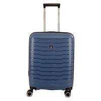 Βαλίτσα σκληρή καμπίνας επεκτάσιμη  μπλε  με 4 ρόδες Rain RB80134 55cm