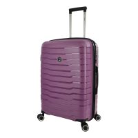 Βαλίτσα σκληρή μεσαία επεκτάσιμη μωβ με 4 ρόδες Rain RB80134 65cm