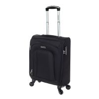 Cabin Soft Luggage 4 Wheels Diplomat Quattre S Black