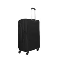 Βαλίτσα μεσαία υφασμάτινη μαύρη με τέσσερεις ρόδες Diplomat Quattre ZC444 M