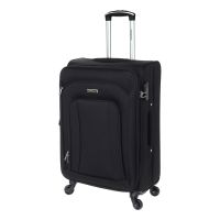 Medium Soft Luggage 4 Wheels Diplomat Quattre M Black