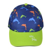 Kids Jockey Hat With Colorful Dolphins