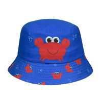 Boy's Summer Bucket Hat Little Crabs