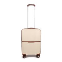 Cabin Hard Expandable Luggage 4 Wheels Dielle 190 55cm Ecru