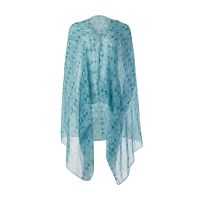 Women's Summer Printed Stole Sky Blue