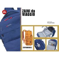 Τσάντα μεσαία ταξιδίου - σακίδιο πλάτης επεκτάσιμο μπλε Dielle Cabin Bag 413M