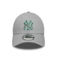 Summer Cotton Cap New York Yankees New Era 9Forty Team Outline Grey