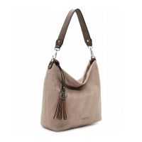 Τσάντα ώμου - χιαστί γυναικεία μπεζ Emily & Noah Elke