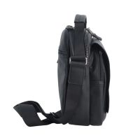 Τσάντα ανδρική ώμου & χεριού μαύρη Discover Heritage Utility Bag With Handle Black