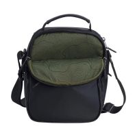 Τσάντα ανδρική ώμου & χεριού μαύρη Discover Heritage Utility Bag With Handle Black