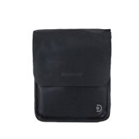 Τσάντα ώμου ανδρική με καπάκι μαύρη Discovery Heritage D03351.06 Black