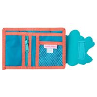 Πορτοφόλι παιδικό λουλούδια Stephen Joseph Turquoise Floral Wallet