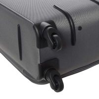 Βαλίτσα υφασμάτινη μεσαία με 4 ρόδες γκρι Diplomat The Athens Collection ZC6040 M Grey