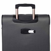 Βαλίτσα υφασμάτινη μεσαία με 4 ρόδες γκρι Diplomat The Athens Collection ZC6040 M Grey