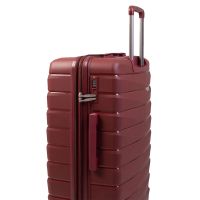 Large Hard Expandable Luggage 4 Wheels Paulter 1024 28”  Burgundy