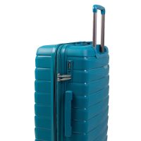 Large Hard Expandable Luggage 4 Wheels Paulter 1024 28”  Teal