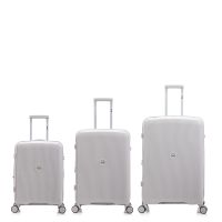 Large Hard Expandable Luggage 4 Wheels RCM 425  28” Beige