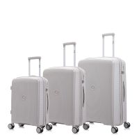 Large Hard Expandable Luggage 4 Wheels RCM 425  28” Beige