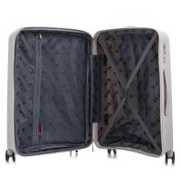 Large Hard Expandable Luggage 4 Wheels RCM 425  28” Beige