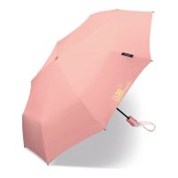 Ομπρέλα  σπαστή αυτόματη αντηλιακή ροζ Happy Rain