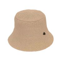 Καπέλο γυναικείο ψάθινο μπεζ Women's Straw Bucket Hat Beige