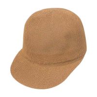 Summer Ladies Straw Cap Camel