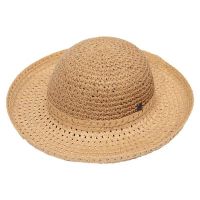 Women's Summer Adjustable Straw Hat Camel