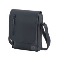 Τσάντα ώμου ανδρική με καπάκι μαύρη Discovery Reef D01302.06 Black