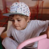 Kid's Summer Cotton Cap Hello Hossy Musicat