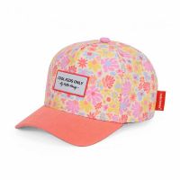 Καπέλο τζόκεϊ παιδικό καλοκαιρινό Hello Hossy Retro Flowers