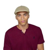Καπέλο τραγιάσκα μπεζ Kangol Wool Flexfit 504