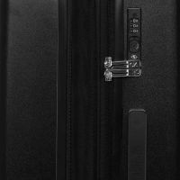 Βαλίτσα σκληρή καμπίνας επεκτάσιμη μαύρη με 4 ρόδες Calvin Klein Upright In Stereo 20''