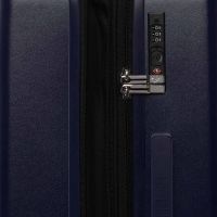 Βαλίτσα σκληρή μεγάλη επεκτάσιμη μπλε με 4 ρόδες Calvin Klein Upright In Stereo 28''