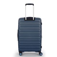 Βαλίτσα σκληρή μεσαία επεκτάσιμη μπλε με 4 ρόδες Dielle 100 60 cm