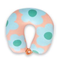 Μαξιλαράκι ταξιδιού με λουλούδια Helio Ferretti Macro Flower Pink