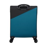 Βαλίτσα καμπίνας με τέσσερεις ρόδες μαύρο / μπλε American Tourister Daring Dash Softside Spinner luggage 55/20
