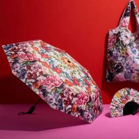 Ομπρέλα γυναικεία σπαστή φλοράλ αυτόματο άνοιγμα - κλείσιμο Cedon Automatic Open - Close Folding Umbrella Flower Greetings