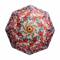 Ομπρέλα γυναικεία σπαστή φλοράλ αυτόματο άνοιγμα - κλείσιμο Cedon Automatic Open - Close Folding Umbrella Flower Greetings