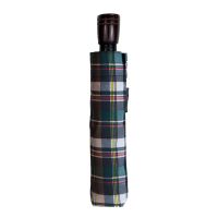 Ομπρέλα αυτόματη σπαστή καρώ Pierre Cardin Delta Automatic Folding Checked Umbrella Green