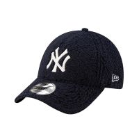 Καπέλο τζόκεϊ μπουκλέ σκούρο μπλε New York Yankees New Era 9Forty Borg Neyyan Cap Dark Blue / White