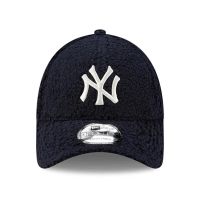 Καπέλο τζόκεϊ μπουκλέ σκούρο μπλε New York Yankees New Era 9Forty Borg Neyyan Cap Dark Blue / White