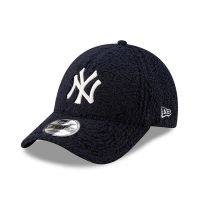 Καπέλο τζόκεϊ μπουκλέ σκούρο μπλε New York Yankees New Era 9Forty Borg Neyyan Cap Dark Blue / White