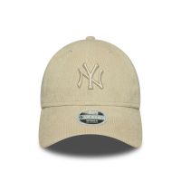 Women's Winter Cotton Cap New York Yankees New Era 9 Forty Cord Ecru