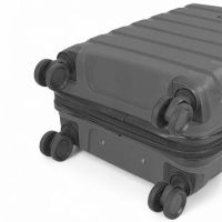 Βαλίτσα σκληρή  μικρή επεκτάσιμη γκρι Seagull SG180 - S